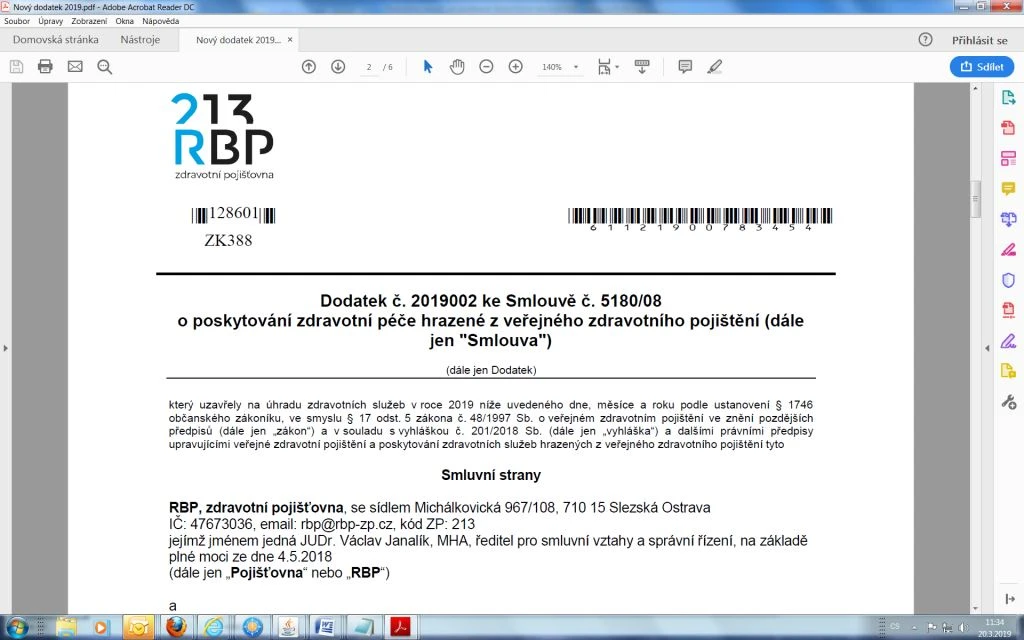 Jak podepisovat dokumenty krok 1