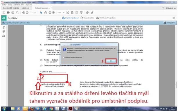 Jak podepisovat dokumenty krok 4