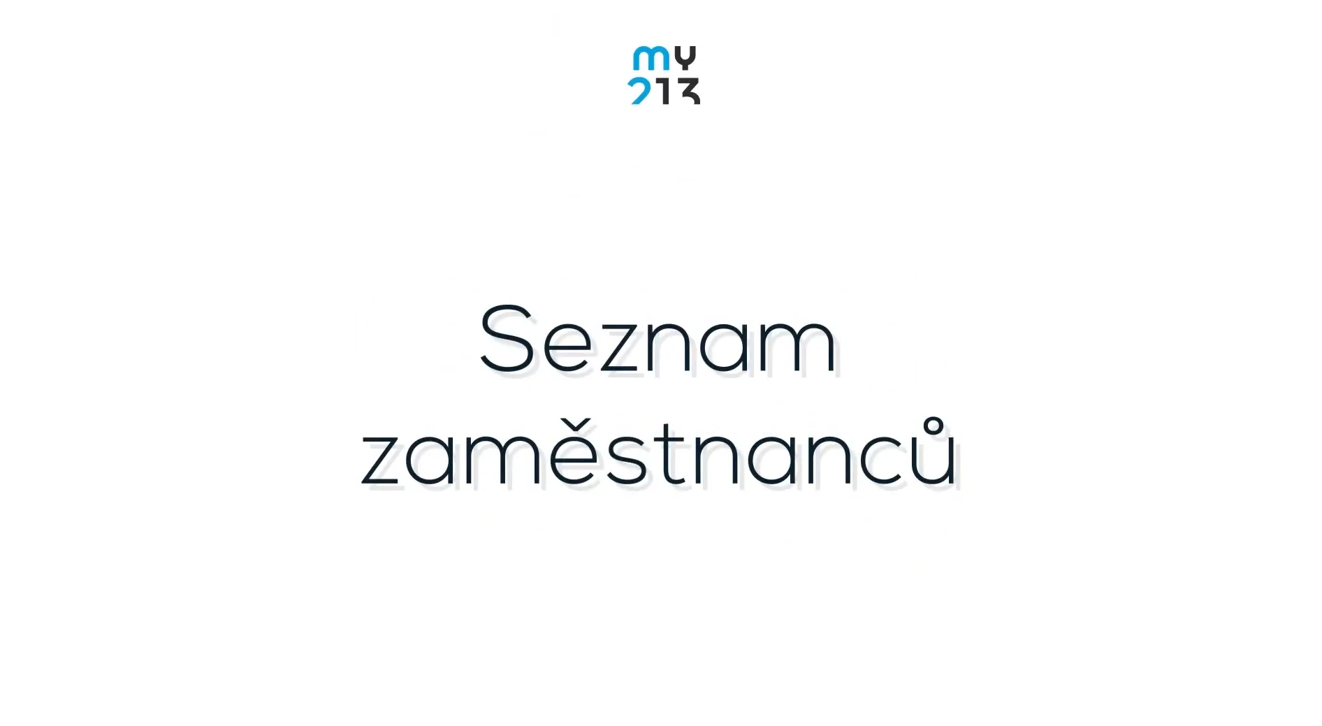 my213 - seznam zaměstnanců